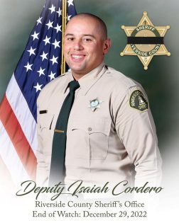 Deputy Isaiah Cordero