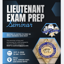 Lieutenant Exam Prep Seminar